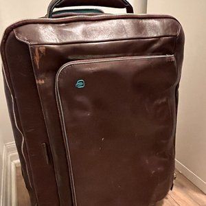 PIQUADRO BROWN CALFSKIN CABIN LUGGAGE